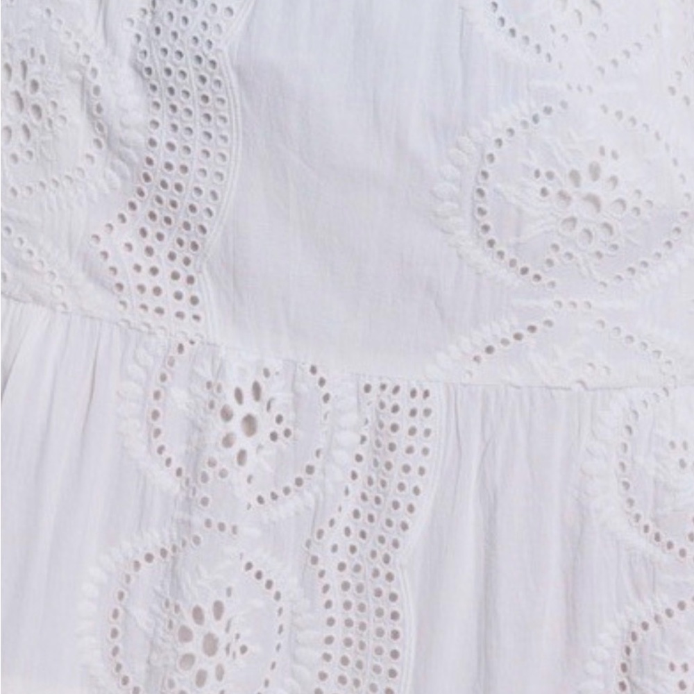 Sundance White Eyelet Tiered Maxi Skirt-NWT - Picture 6 of 6